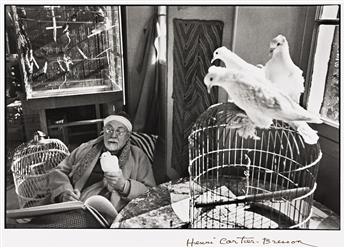 HENRI CARTIER-BRESSON (1908-2004) Henri Matisse, Vence, France.                                                                                  